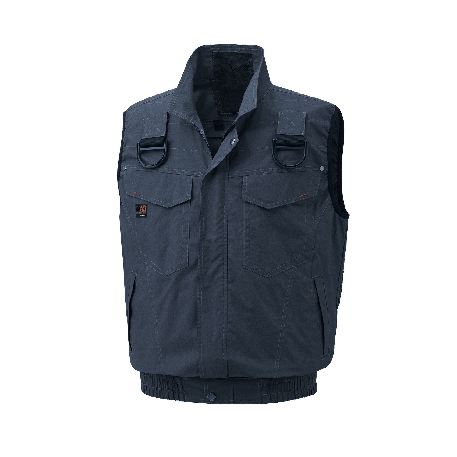 サンエス 空調風神服Rフルハーネス用ベスト+デバイスセット ( KF91490G+69ﾁｬｺｰﾙ+5L + RD9291J + RD9230H )