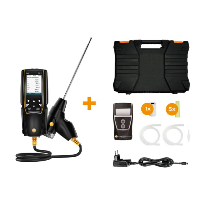 テストー testo 310-2燃焼排ガス分析計プリンタセット ( 0563 3105 )