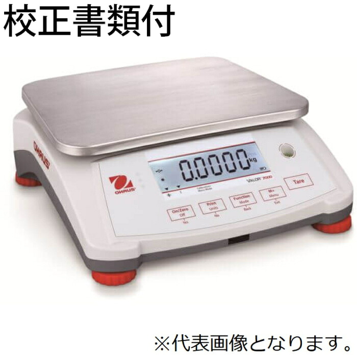 オーハウス デジタルはかり V7000シリーズ 校正証明書+トレサビリティ体系図付 ( V71P30T )