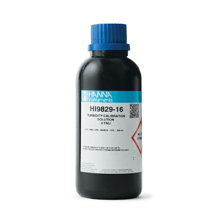HANNA ( ハンナ ) HI 9829用 0 FNU濁度標準液230mL ( HI 9829-16 )