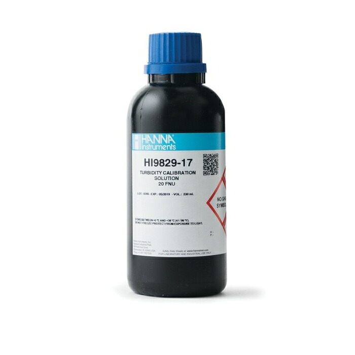 HANNA ( ハンナ ) HI 9829用 20 FNU濁度標準液230mL ( HI 9829-17 )