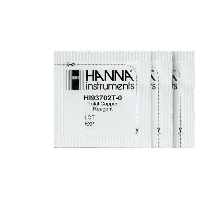 【SALE通貨価値】HANNA ( ハンナ ) 全銅試薬100回分 ( HI 93702T-01 )