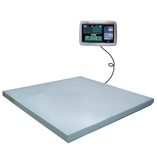 大和製衡 薄型デジタル台はかり 2区 ( EDI-562+PL-MLC9/1000ｘ1000ｍｍ/600kg-2 )