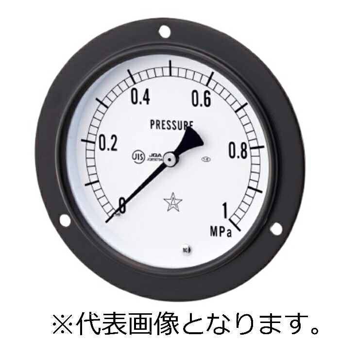 右下精器 一般圧力計 ( FDU3/8-100X25MPa )