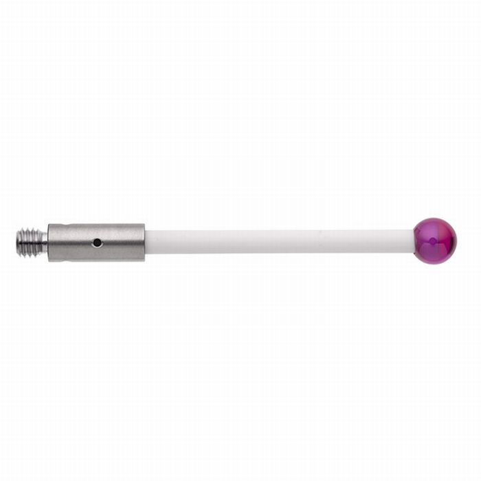 レニショー(RENISHAW) ストレートスタイラスM3 XXT O5mm ルビー球、カーボンファイバ軸、長さ 50mm、測定長 41mm、Zeiss 用 ( A-5004-0806 )