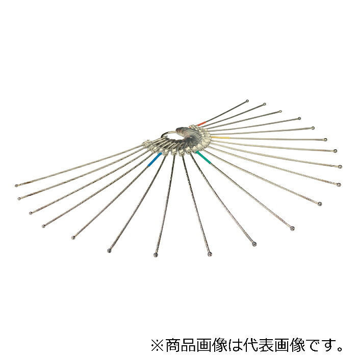 【SALE必要経費】ZENSEI(全晴) ボールゲージワイヤー判定基準20本仕掛ける Φ2.1～ Φ4.0(0.1トビ20本) ( BG-WS20B )