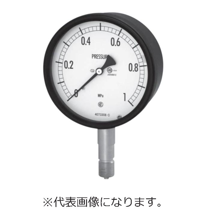 長野計器 密閉形剪断応力計面径：Φ１５０（立形A枠、Φ150、0～0.1MPa） ( BG10-143X0.1MPA )