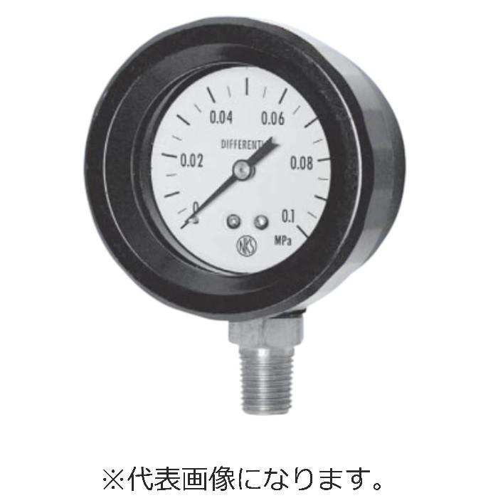 長野計器 小形差圧計（0～0.1MPa） ( DG12-121X0.1MPA )