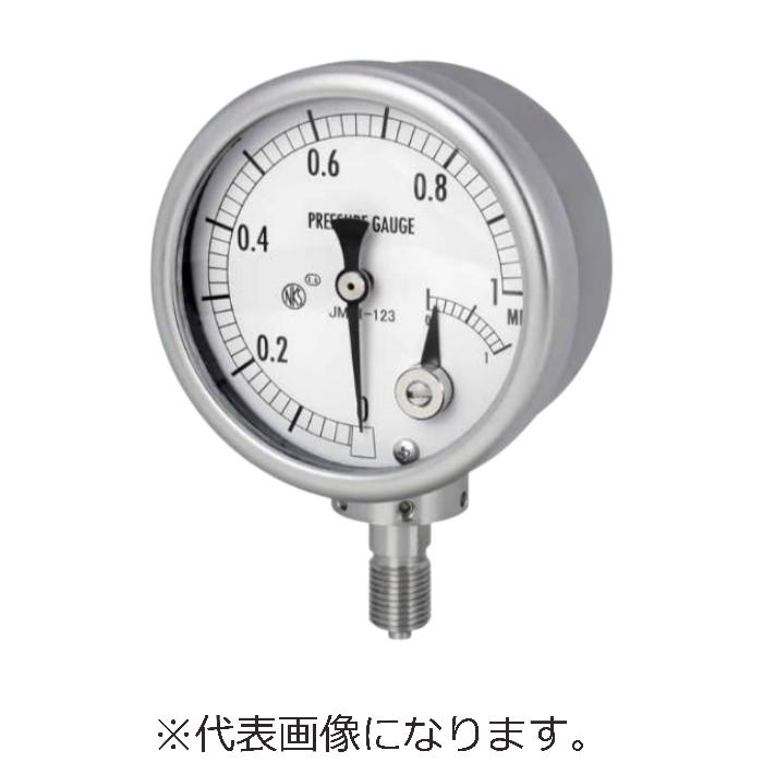 長野計器 接点付圧力計（0～1.6MPa） ( JM71-173X1.6MPA )