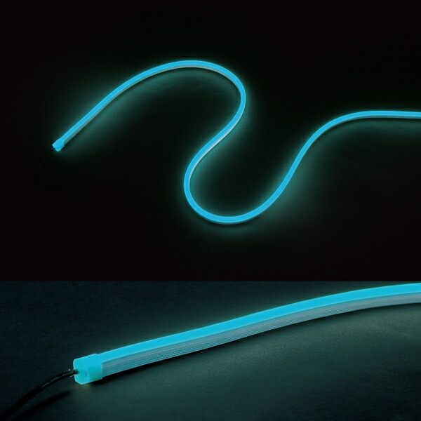 JEFCOM ( ジェフコム ) LEDフレキネオン アクアブルー ４m ( STM-FN01-04A )