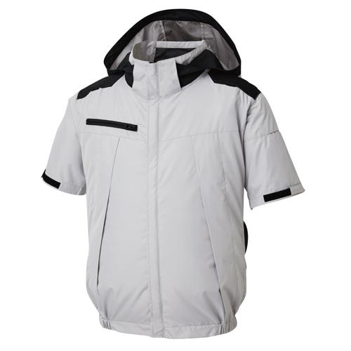 サンエス チタン産業半袖上衣(デバイス仕掛ける) ( KF92500(ｼﾙﾊﾞｰ/5L)+RD9580G+RD9530H )