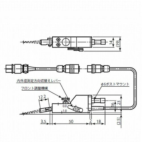 東京精密 RONDCOM71C/72A/75GB/R76A用検出器 ( E-DT-R60B )