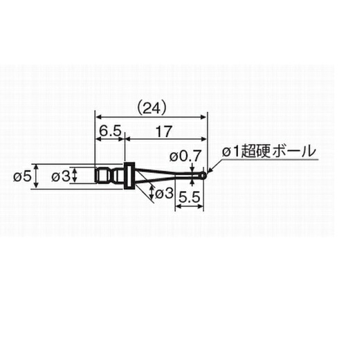 東京精密 RONDCOM用測定子(小穴) ( 0194 001 )