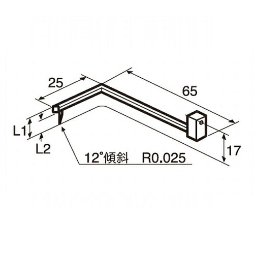 日本の首都細やか 横ずっぽう用触針(原則としてオフセット価値付ける) ( DM45517 )