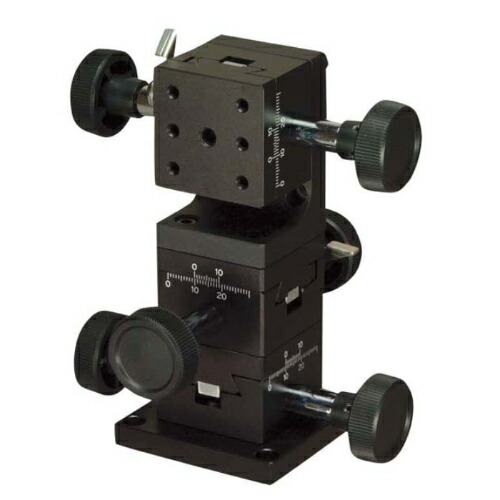 中央精機 DT X・Y・Z軸ステージ 40×40(両ハンドル) ( LT-412W )