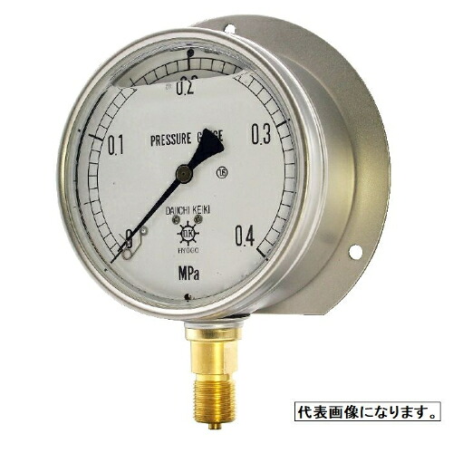 第一計器 GRSグリセリン入り圧力計（ステンレスケース） ( SUS-GRS-BU-G1/2-100X1MPA )