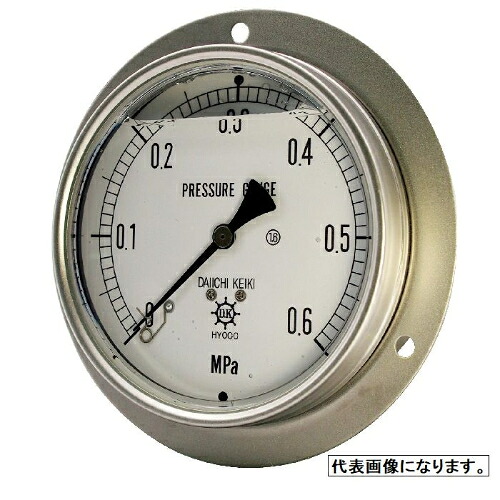 第一計器 GRSグリセリン入り圧力計（ステンレスケース） ( SUS-GRS-DU-R1/4-75X10MPA )