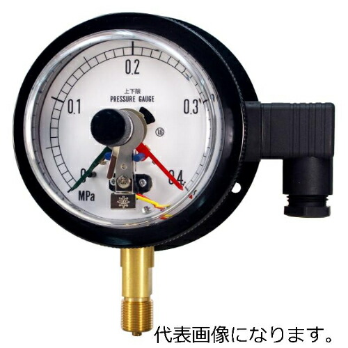 第一計器 SCPｺﾝﾀｸﾄ 接点付圧力計PCｹｰｽ(上下限接点付) ( SCP-BU G1/2 100X0.1/-0.1MPA )