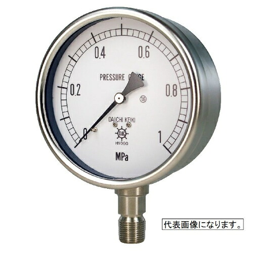 第一計器 USKオールステンレス製密閉型圧力計 ( USK-AU G1/4-100X0.4MPA )