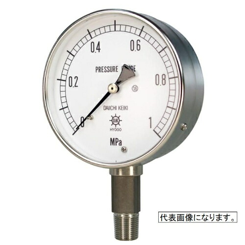 第一表示計器 USTオールステンレス鋼製翦断応力計 ( UST-金 R3/8-75X2.5MPA ) 花・ガーデン・DIY-その他