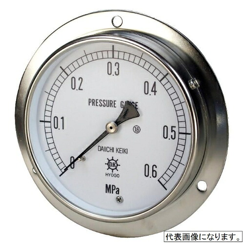 第一計器 USTオールステンレス製圧力計 ( UST-DU R3/8-75X25MPA )