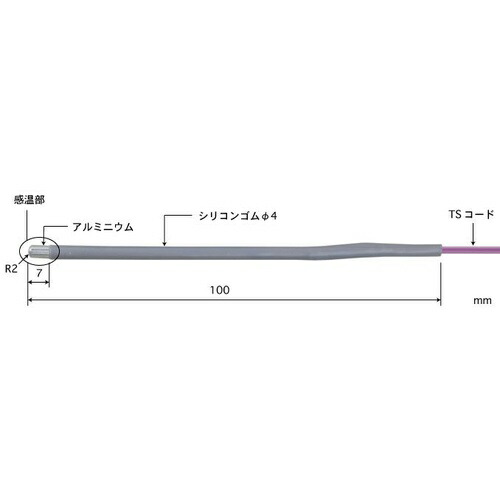 ANRITSU ( 安立計器 ) 直腸用ソフトボディ形温度センサ Model 1601 ( 1601E-TS1-ASP )