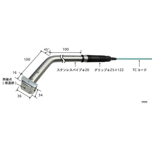 ANRITSU ( 安立計器 ) 高温耐久形表面温度センサ Model 621 ( 621K-010-TC1-ASP )