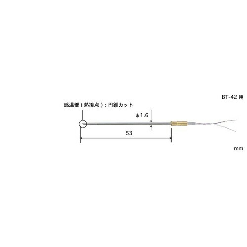 【SALE必要経費】ANRITSU ( 安立表示計器 ) BT続きもの用取り替えっこ用針 BTN続きもの 5本/1組 ( BTN-42E )
