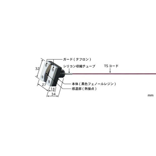 ANRITSU ( 安立計器 ) マグネット内蔵温度センサ MGシリーズ ( MG-11E-TS1-ASP )