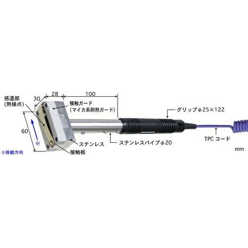 ANRITSU ( 安立計器 ) 高性能移動表面用温度センサ S形シリーズ ( S-581E-01-1-TPC1-ASP )