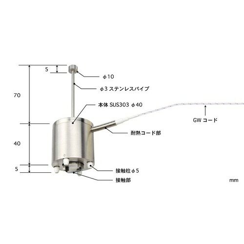 ANRITSU ( 安立表示計器 ) 高性能用心深さ形静止状態境界線の外側用体温検知器 S形つづき物 ( S-780K-GW1-ASP )