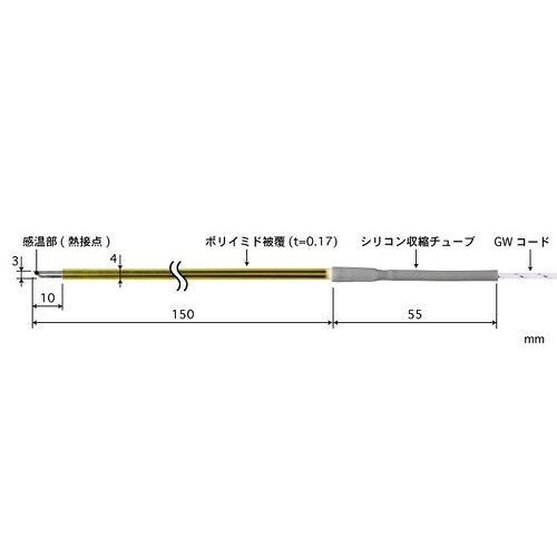 ANRITSU ( 安立計器 ) テープ形多目的温度センサ STシリーズ ( ST-13K-015-GW1-ANP )