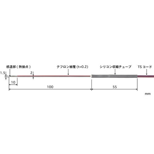 ANRITSU ( 安立計器 ) テープ形多目的温度センサ STシリーズ ( ST-31K-010-TS1-ANP )