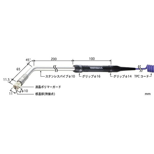 ANRITSU ( 安立計器 ) 高性能静止表面用温度センサ 接触サポートタイプ SXシリーズ ( SX-362E-02-1-TPC1-ASP ) 42,262円