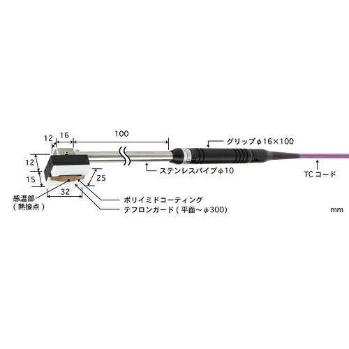 ANRITSU ( 安立表示計器 ) 移し替える/回転させる境界線の外側用体温検知器 U形つづき物 ( U-114K-01-D0-1-TC1-ASP )