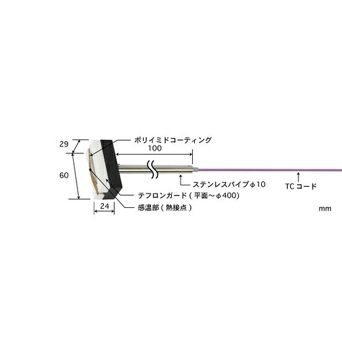 ANRITSU ( 安立表示計器 ) 移し替える/回転させる境界線の外側用体温検知器 U形つづき物 ( U-211K-01-D0-0-TC1-W )