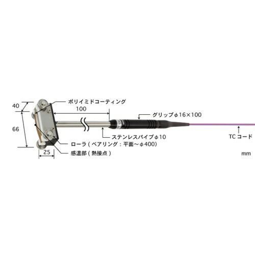 ANRITSU ( 安立表示計器 ) 移し替える/回転させる境界線の外側用体温検知器 U形つづき物 ( U-221K-01-D0-1-TC1-ASP )