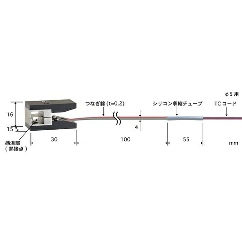 ANRITSU ( 安立表示計器 ) ヒートパイプ用体温検知器 VAつづき物 ( VA-05K-01-TS1-ASP )
