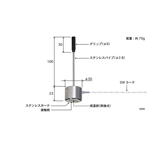 ANRITSU ( 安立計器 ) 自重形温度センサ WEシリーズ ( WE-44K-GW1-ASP )