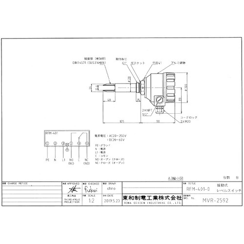 TOWA 振りまわす式気泡管水準器取り替えっこ ( RFM-401-0 )