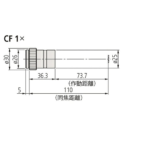 ミツトヨ 三座標軸ハウツー物 属する品 375-031/CF1X対物水晶体