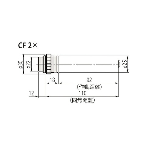 ミツトヨ 三座標軸ハウツー物 属する品 375-032/CF2X対物水晶体