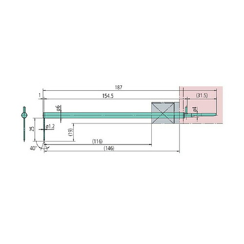 ミツトヨ 粗さ測定機 嘱する品 12AAD545/2倍長さスタイラス/CS-L