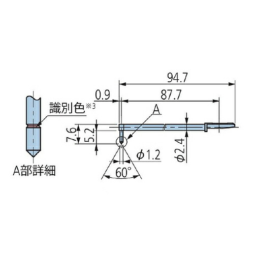 ミツトヨ 粗さ測定機 嘱する品 12AAB413/2倍スタイラス 5マイクロ/SJ-400