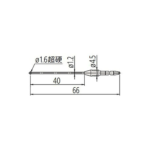 【SALE通貨価値】ミツトヨ 真円度測定機 嘱する品 12AAL028/小穴用位置づける子(D1.6)