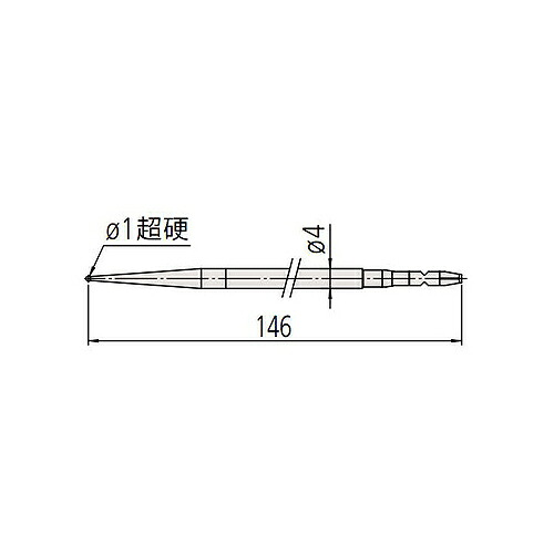 ミツトヨ 真円度測定機 付属品 12AAL040/2倍小穴用測定子(D1.0)