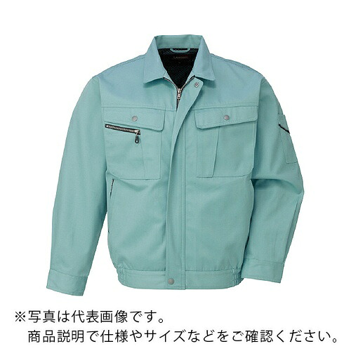 日新被服 ブルゾン ( 665-01-LL アースグリン )