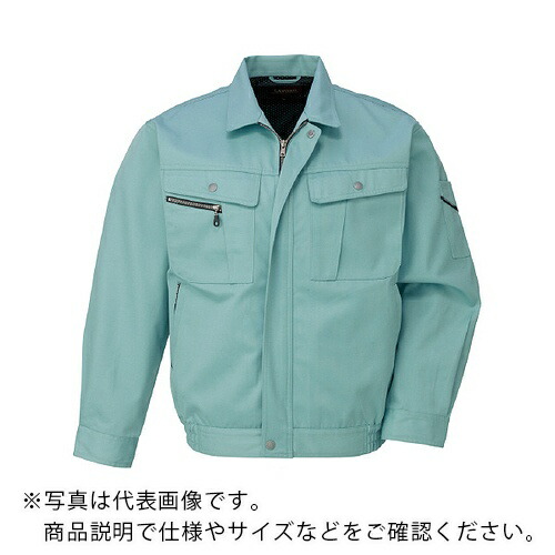 日新被服 ブルゾン ( 665-01-3L アースグリン )