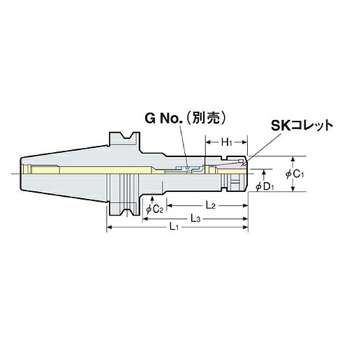 【SALE通貨価値】日研生み出すこと所 高圧真っただ中スルー型か細いファスナー ( BT40-SK16C-120 )