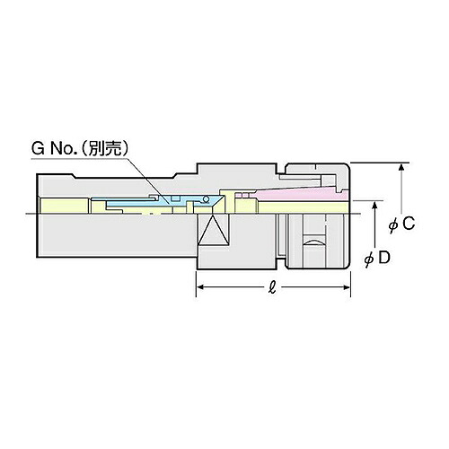 日研仕立て上げる所 OHホルダ用聞き入れるシャンクスリムチャック ( 聞き入れる25-SK16 )